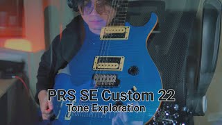 Tone Exploration on my PRS SE Custom 22 (Sapphire Blue)