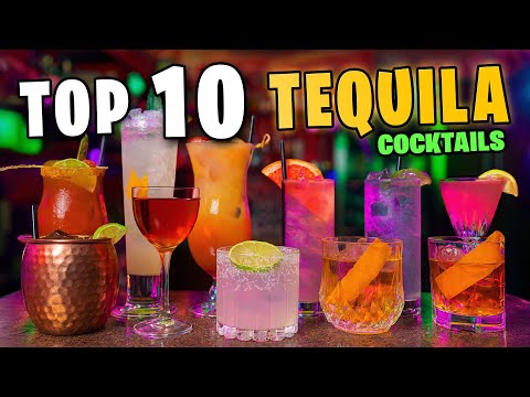Top 10 Tequila Cocktails 🍹🌵 | Essential Drinks Every Home Bartender Should Know