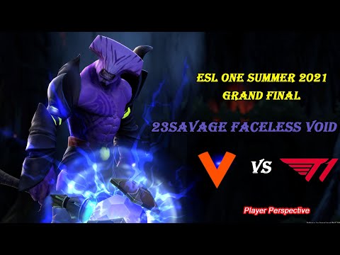 VP vs T1 23savage Faceless void ESL One Summer 2021 Grand Final