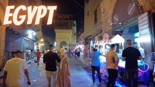 Oh Boy! Walking at Night in Cairo Egypt