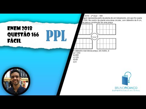 [ENEM 2018-PPL] Questão 166 📘#95-ESCALA!