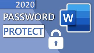 How to password protect a Word document in 1 MINUTE (HD 2020)