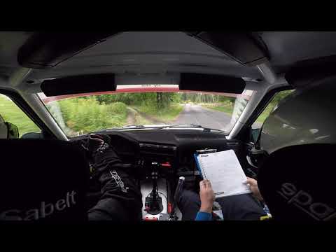 1 Rajd Turawski 2021 P. Kiełbasa M. Groszewicz OS5 przestrzelony zakręt