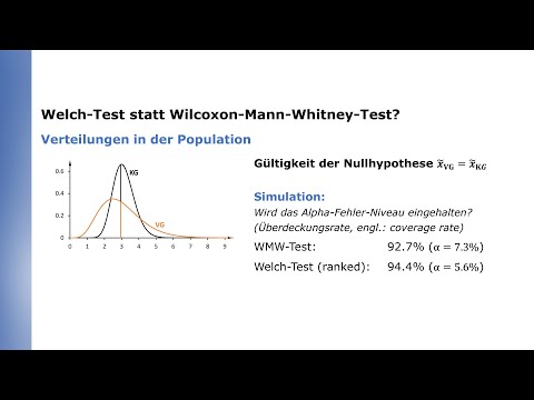 Welch-Test anstatt  Wilcoxon-Mann-Whitney-Test?