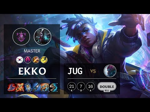Ekko Jungle vs Trundle - KR Master Patch 10.11