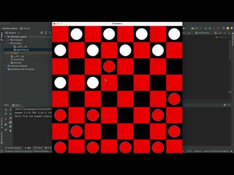 Checkers Game - Python with Artificial Intelligence