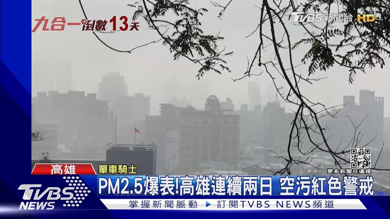 空污紅色警戒! 陳其邁:四成來自中北部藍營轟不要講官話
