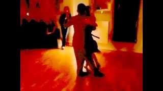 Impromtu farewell dance by Julieta Qüesta and Rauli Choque.at Tango Corazón Practica