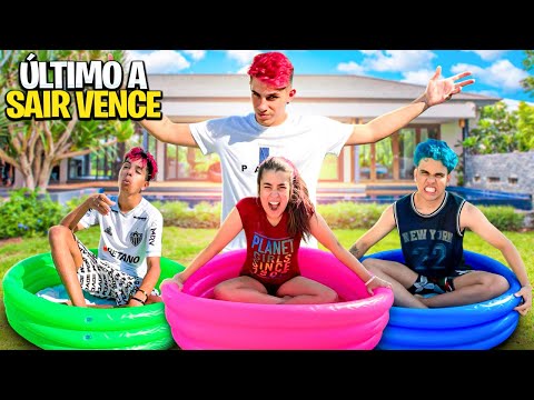 O ÚLTIMO A SAIR DA PISCINA DA SUA COR, VENCE *quem venceu?