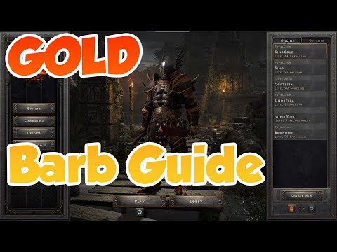 Mein Goldfund Barb Guide Diablo2:Resurrected