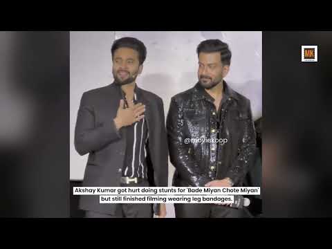 Watch: Akshay Kumar at Bade Miyan Chote Miyan Trailer launch event