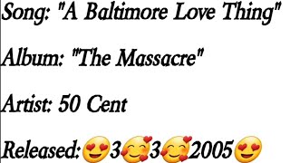 50 Cent - A Baltimore Love Thing (Lyrics)*EXPLICIT