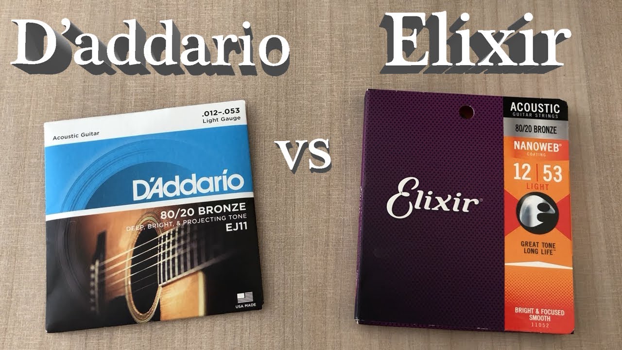 D'addario vs Elixir (acoustic) - Renatinho Stauros