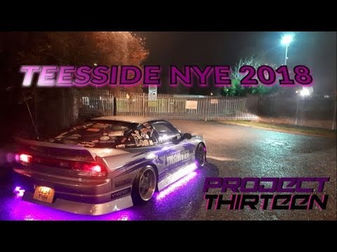NYE drifting at teesside with budget extra lock and skyline diff  [project thirteen]