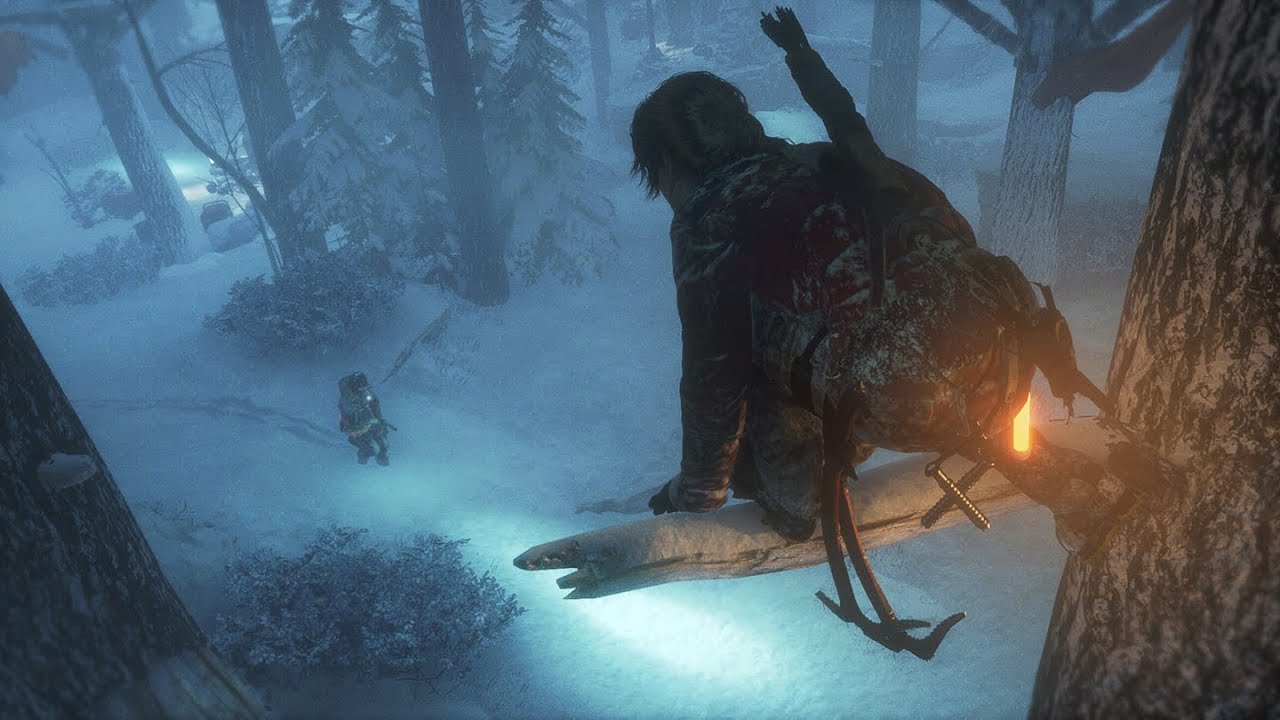 [NA] Rise of the Tomb Raider â€œSiberian Wildernessâ€ E3 Demo - YouTube