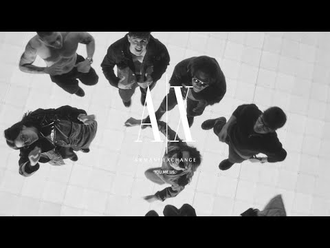Campanha publicitária Armani Exchange outono inverno 2022-23