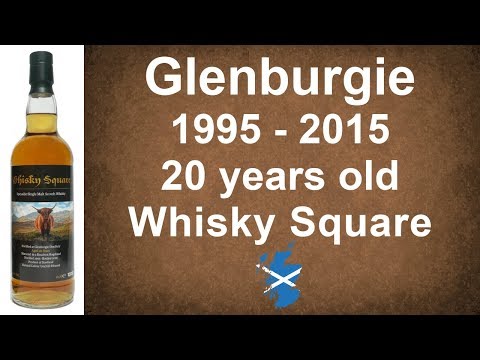Glenburgie 1995 / 2015 Whisky Square 20 Years Old Single Cask Scotch Review #294 from WhiskyJason