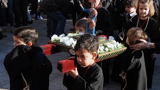 preview picture of video 'Procesión Infantil Ponferrada, Sabado de Pasión'