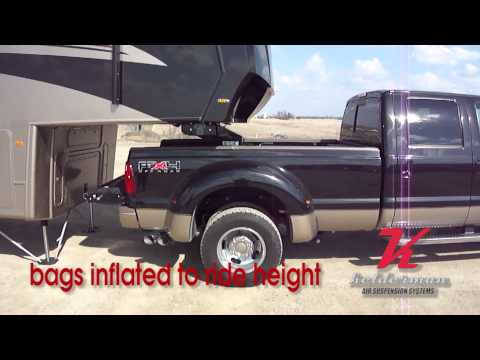 Ford 2011+ F-350 with Kelderman Air Suspension 4-link rear
