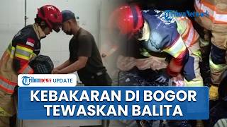 Kronologi Kebakaran Disertai Ledakan Dahsyat di Kontrakan Bogor: Lupa Matikan Kompor, Balita Tewas