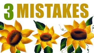 🌻 This VIDEO will CHANGE your PAINTING mindset FOREVER ! ~ Beginners painting Sunflower ~ Lesson