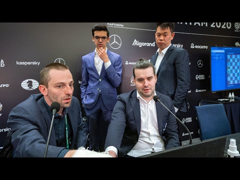 Round 9. Press conference with Grischuk and Nepomniachtchi