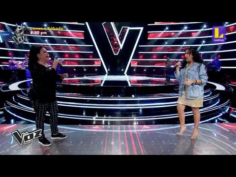 Eva Ayllón y Daniela Darcourt cantaron  "El Triste" - La Voz Perú