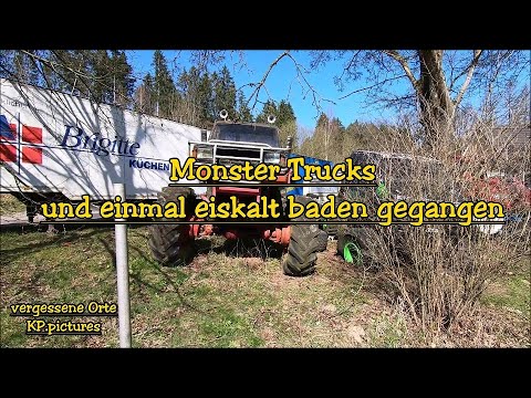 Monster Trucks und einmal eiskalt baden gegangen