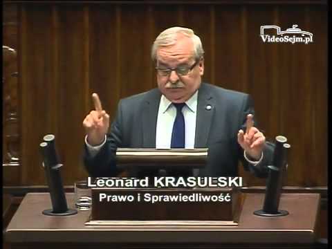 Leonard Krasulski: Poparcie dla I i IV, odrzucenie II poprawki