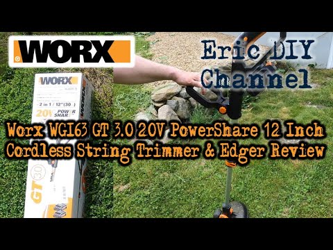 Worx WG163 GT 3.0 20V PowerShare 12 Inch Cordless String Trimmer & Edger Review
