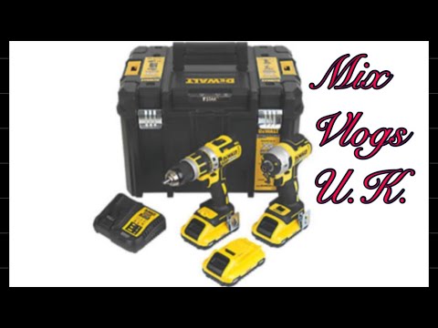 Unboxing of Dewalt brushless/Cordless twin pack drills /mix vlogs uk
