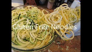 Making and Drying Summer Squash Noodles