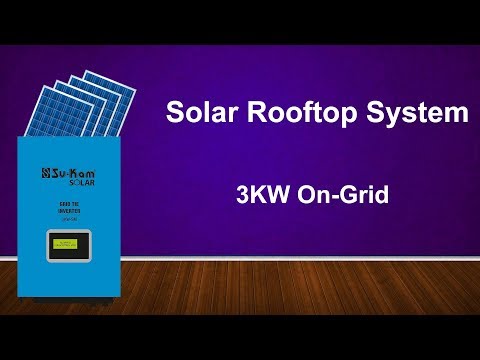 Solar Rooftop System | 3kW On-Grid Solar Inverter