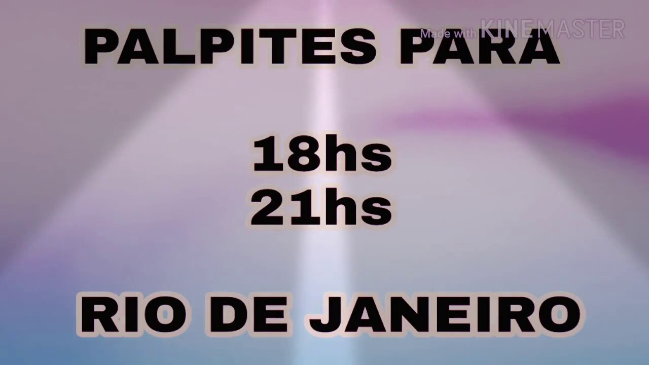 Palpites para o jogo do bicho do Rio de Janeiro