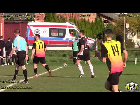 Skrót meczu: Płomień Trześń - KS Żupawa (23.03.2024) Klasa "B"