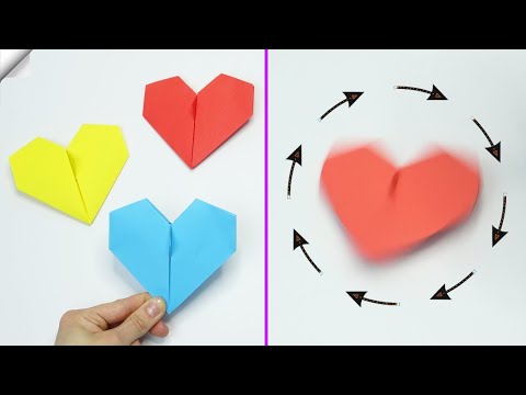 Spinning top from paper Paper toy antistress