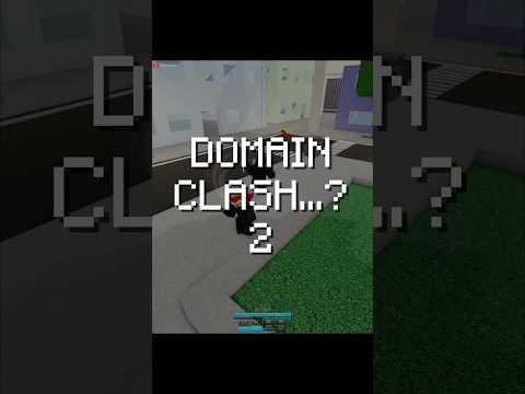 DOMAIN CLASH in JUJUTSU SHENANIGANS... 2 #roblox #jjk #jujutsukaisen #anime #shorts #memes