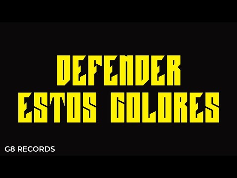 "Defender estos colores" Barra: Avalancha Sur &bull; Club: Deportivo Táchira