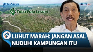 "KAMPUNGAN!" Luhut Marah Ada Pejabat Tuduh Dirinya Punya Saham di Toba Pulp Lestari: Asal Nuduh!