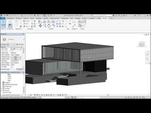 REVIT, REmodel Pomarino House 04.
