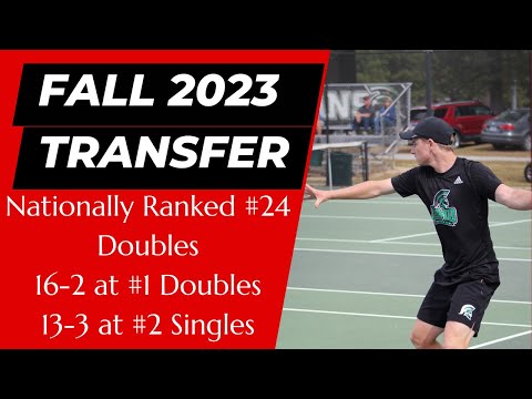 Daniel Hammond | Transfer Recruit Fall 2023 | 11.5 UTR 4.0 GPA