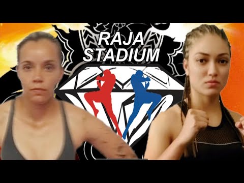 GISLAINE (GARUDA FIGHT) vs MARLENE (LIMA MUAY THAI) 60 KG RAJA 40 - RAJA MUAY THAI STADIUM