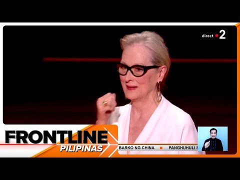 Meryl Streep, pinarangalan ng Honorary Palme d'Or sa Cannes Frontline Pilipinas