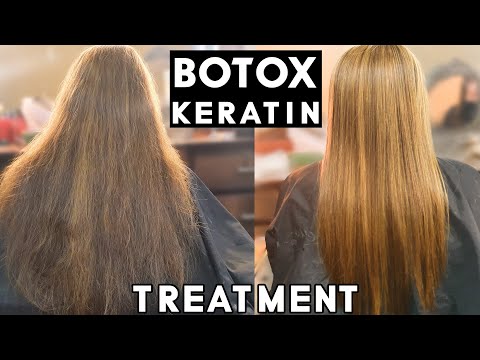 How to do Botox Keratin Treatment step by step for...