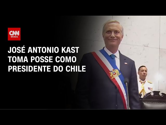 Cerimônia de posse de José Antonio Kast no Chile reúne autoridades sul-americanas | CNN PRIME TIME