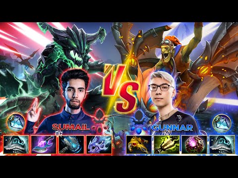 Sumail vs Gunnar- Best batrider player vs Dota 2 legend - How to counter OD? Pro gameplay highlights