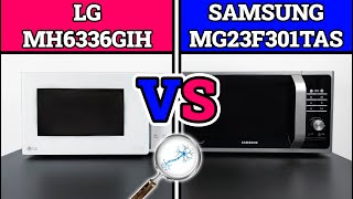 Comparativa Microondas LG Smart Inverter MH6336GIH VS Samsung MG23F301TAS