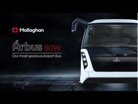 Feito por Mallaghan - ônibus do aeroporto