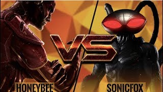 SonicFox's NEW MAIN Black Manta! SonicFox vs HoneyBee