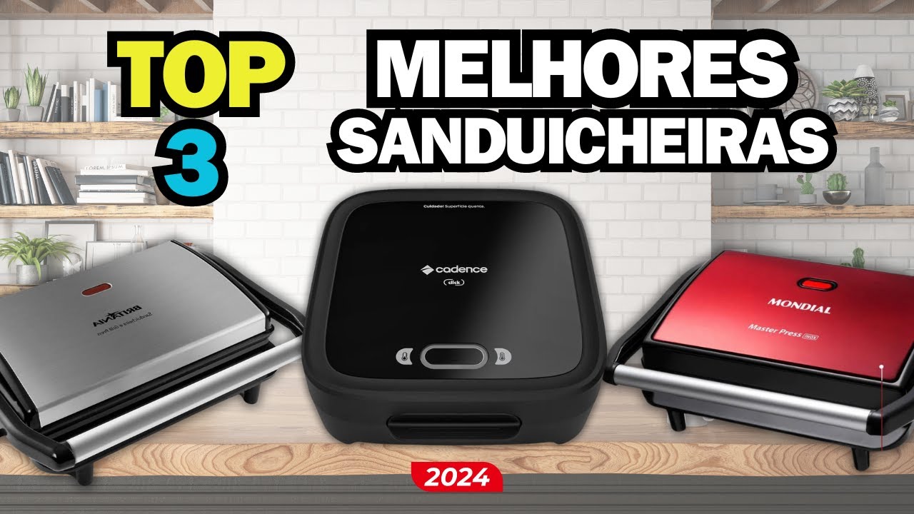 🔥[MELHORES SANDUICHEIRAS DE 2024]: Prepare Lanches Rápidos e Deliciosos em questão de minutos!